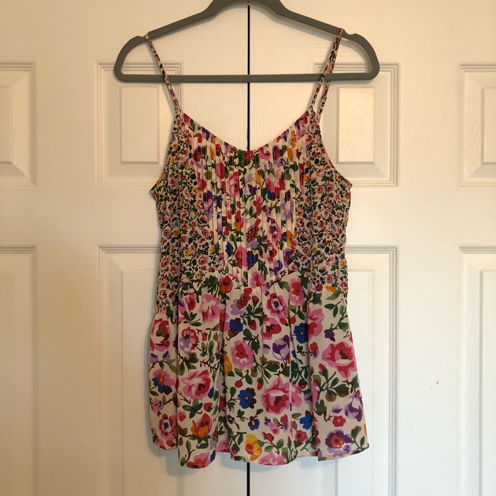 Madewell Floral Tank Top
